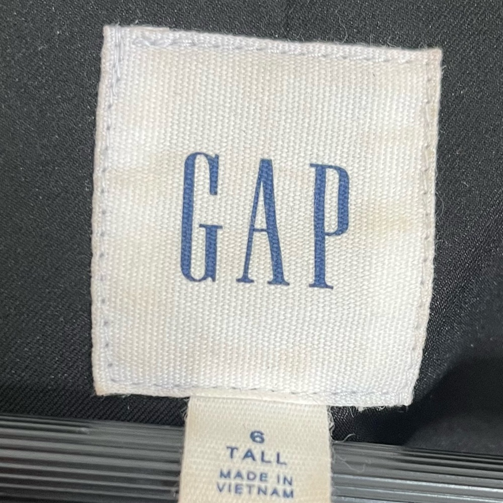 Gap Houndstooth Girlfriend Blazer Wool Blend Brow… - image 5